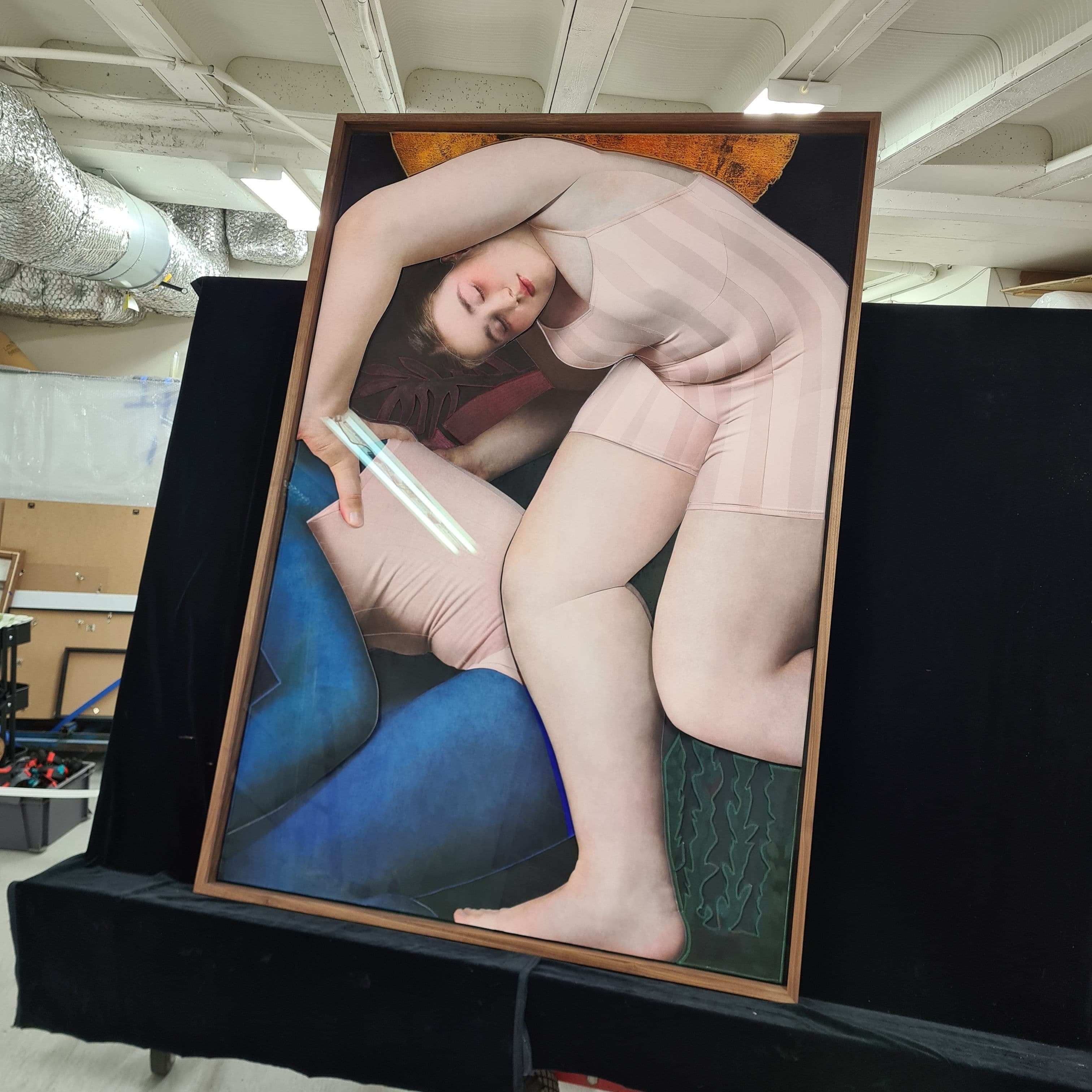 Projekt för Cooper & Gorfer, 'We Are Giants' Oljad valnötssram 143x216 cm! Projekt för Cooper & Gorfer, 'We Are Giants' Oljad valnötssram 143x216 cm!